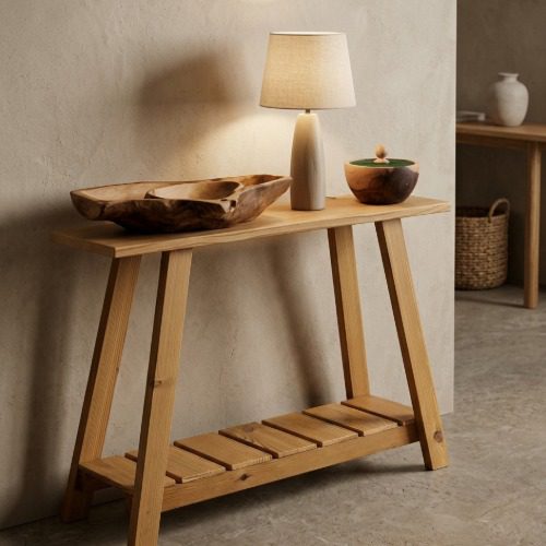 میز کنسول چوبی